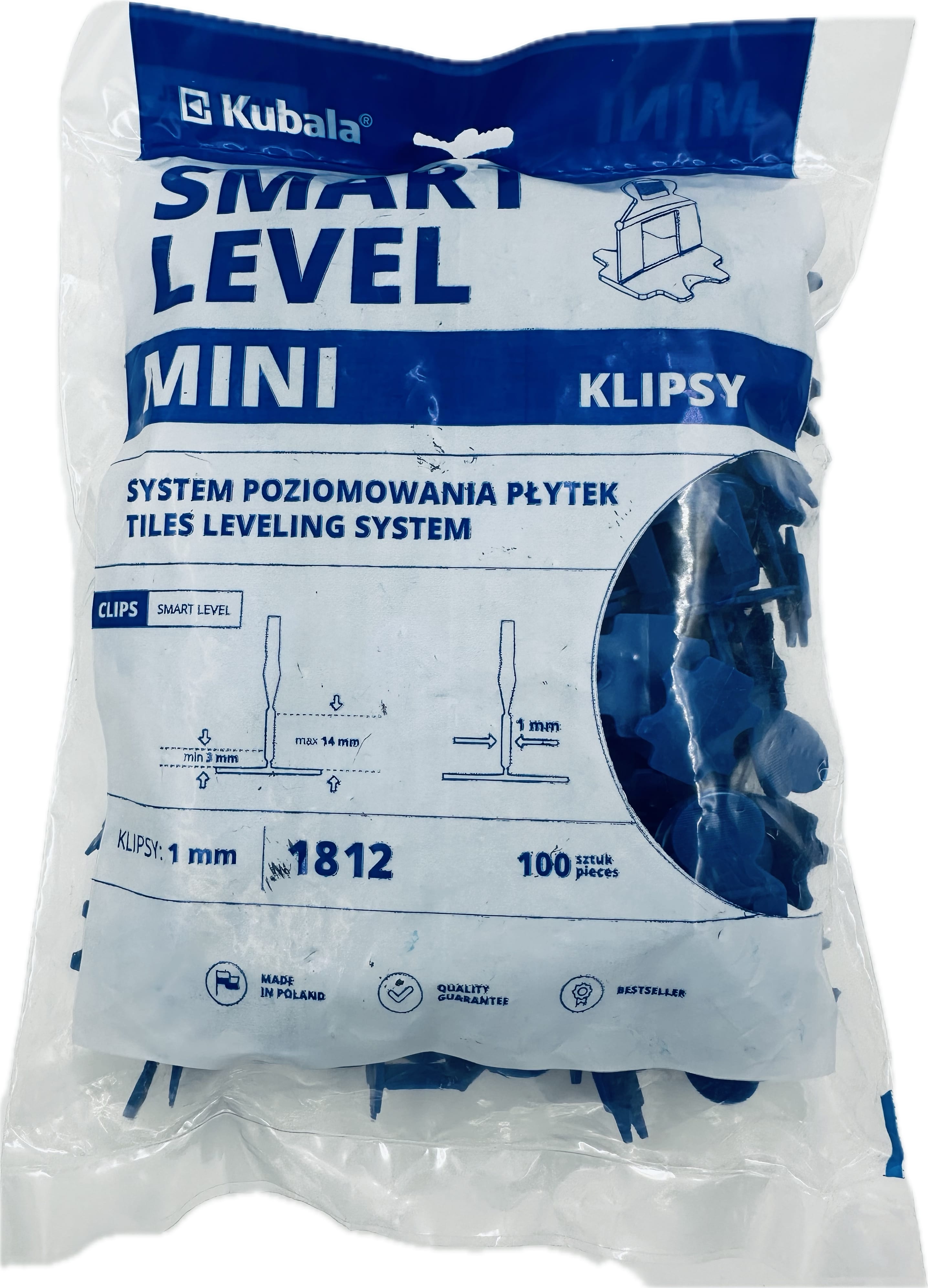 Fliesen-Nivelliersystem Smart Level Mini-Clipse