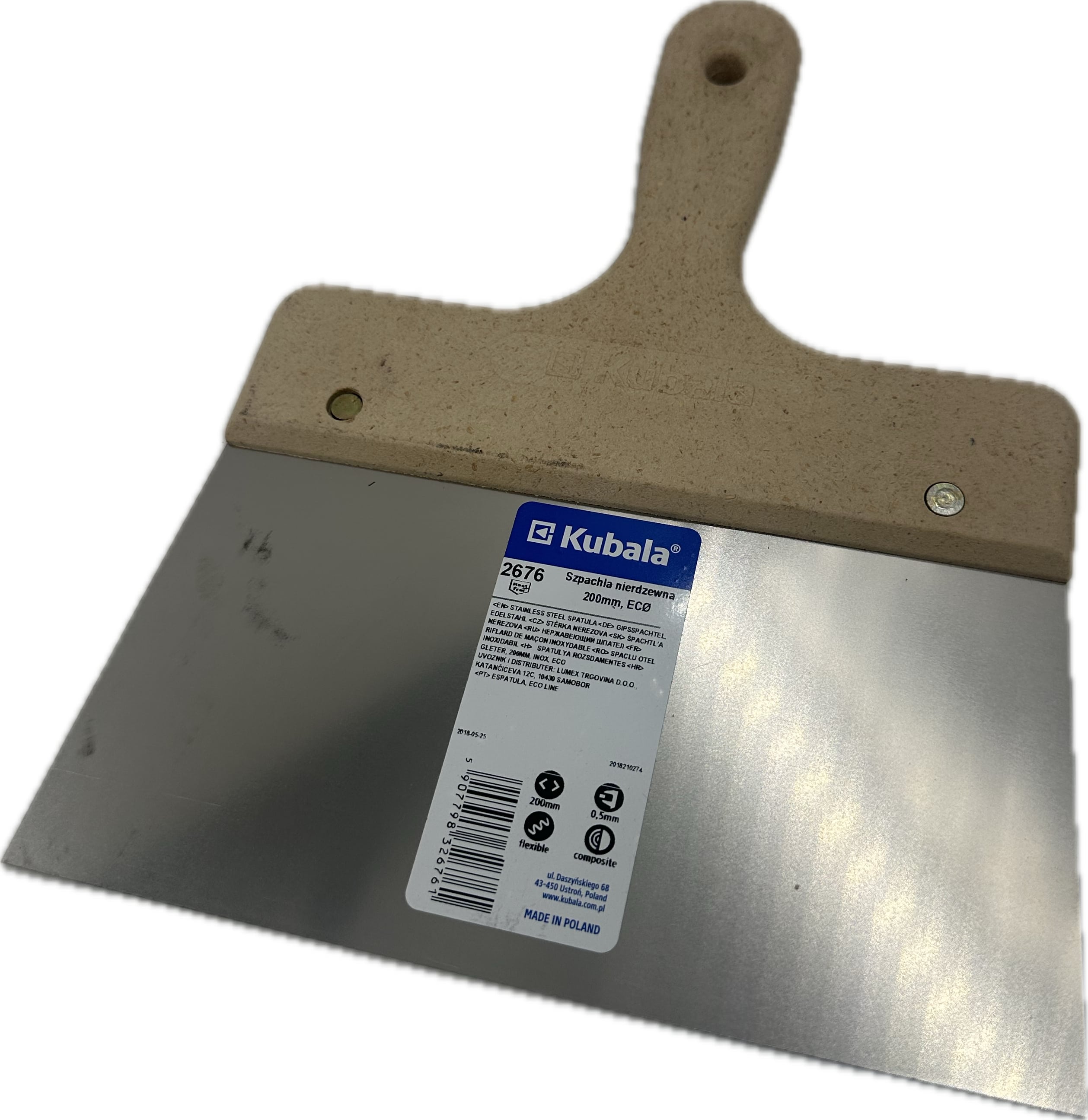 ECO Breitspachtel Edelstahl Kubala  ECO Breitspachtel Edelstahl Kubala