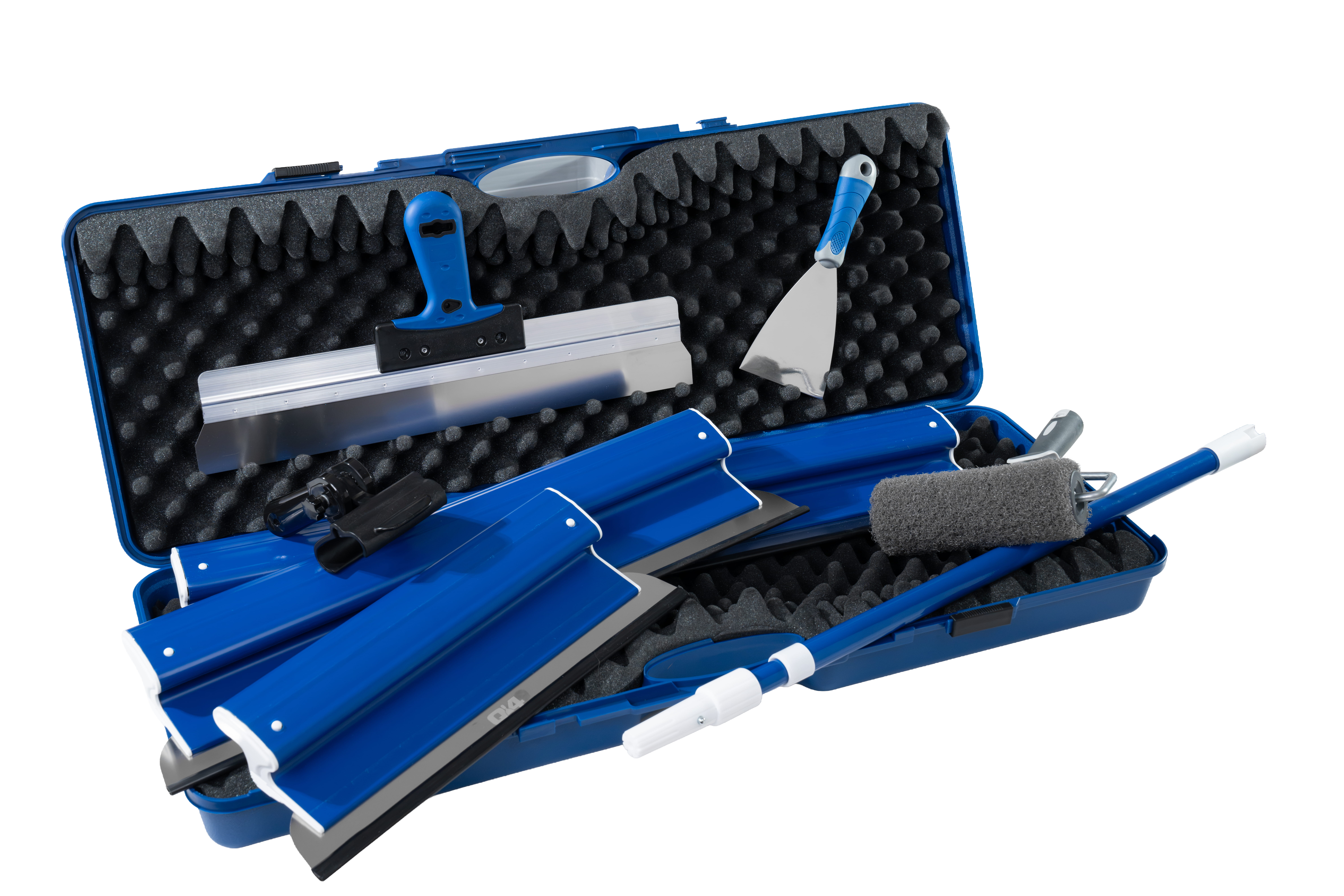 Q4Tools® Profi Flächenspachtel-Set im Koffer