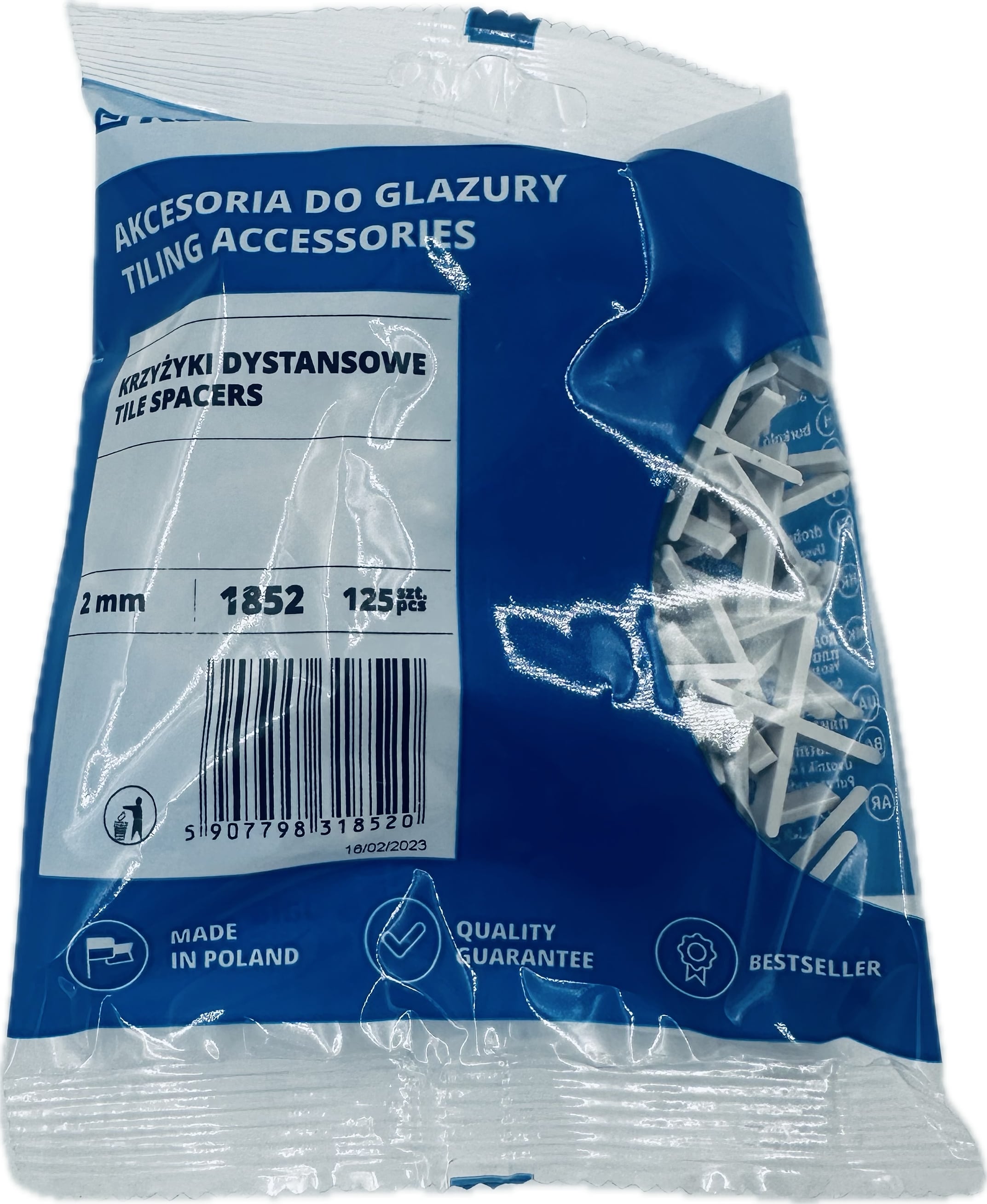 Fliesenkreuze 2,0mm Stückzahl 125 Kubala  Fliesenkreuze 2,0mm Stückzahl 125 Kubala