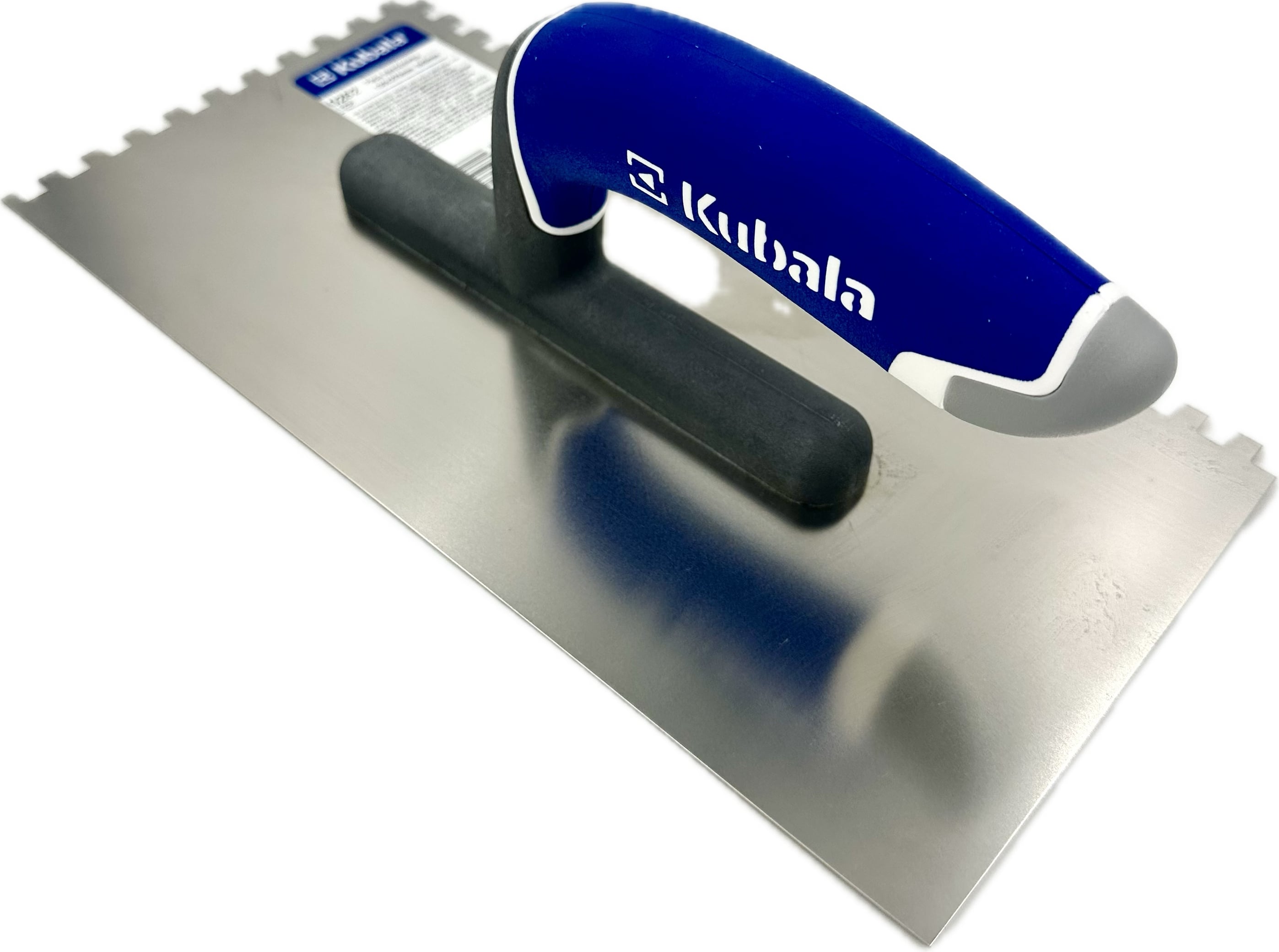 Glättekelle Edelstahl gezahnt 3K Kubala  Glättekelle Edelstahl gezahnt 3K Kubala