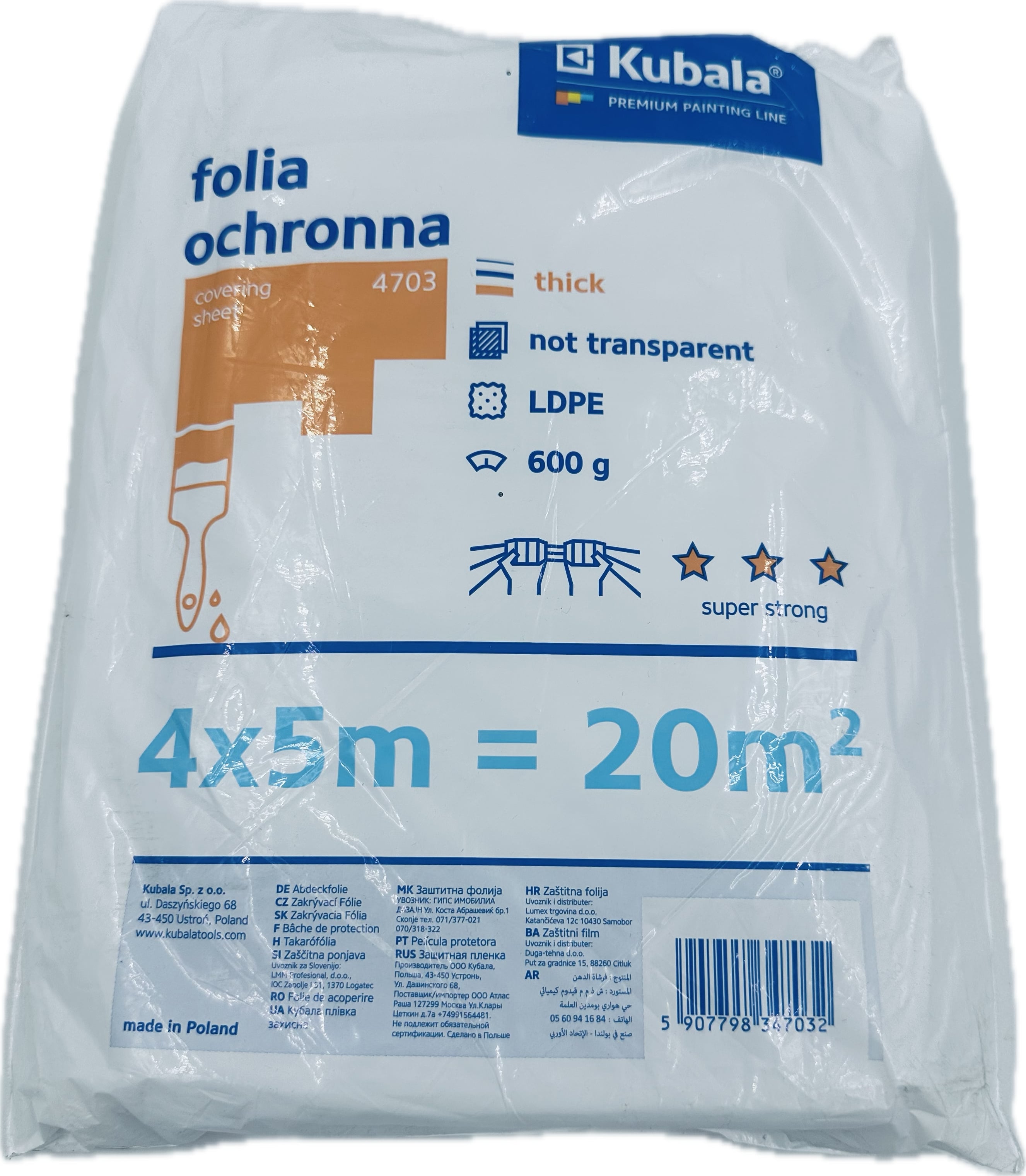 Abdeckfolie Super Strong Kubala Abdeckfolie Super Strong Kubala